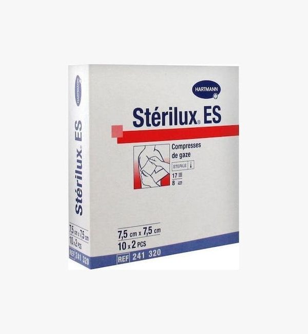 Sterilux ES γάζα αποστειρωμένη 17 κλωστών 8πλή